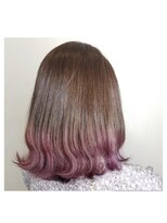 トリコ 都島店(trico)&nbsp;グラデーションカラー　ピンクパープル