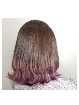 トリコ 都島店(trico) グラデーションカラー ピンクパープル