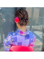 ミル(1001 mille)&nbsp;浴衣ヘアセット/浴衣ヘアアレンジ/浴衣着付け/花火着付け