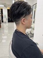 フラッグヘアー 博多駅前店(Flag HAIR) 刈上げ高め3ミリ／夏のツーブロック