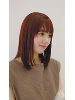 スリー スタンド(THREE STAND) ミディアム / ストレート / ウォームブラウン / レイヤー