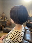 フェミニンショートボブ