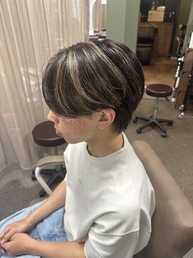 テーラヘアー 牛久店(TELA HAIR) バレイヤージュ風ハイライト『TELAHAIR牛久』