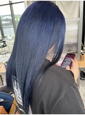 ネイビーカラー【ハイライト】【ハイトーン】【倉敷】【岡山】