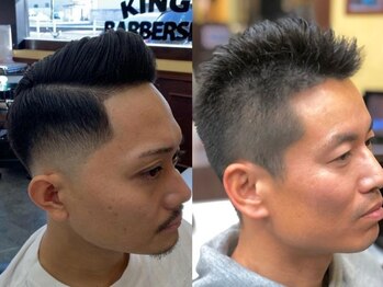 キングズバーバーショップ 本店(King's Barbershop)の写真/ビジネスモードとプライベートモードの切り替えができるスタイルを提案してくれるメンズサロン◇