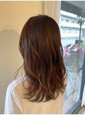 大人巻き髪スタイル×ミディアム