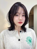 シーテ(Ciete)&nbsp;マロンベージュレイヤーくすみグレージュ韓国巻き前髪20代30代