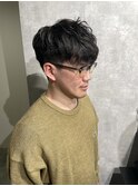 メンズビジネスパーマ