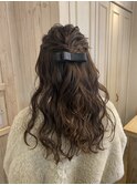 結婚式/ハーフアップ