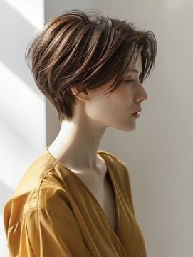 アルトリスト(Altruist Aging×HAIR&SPA) ☆イメチェンピンクベージュアンブレラカラー前髪クールショート