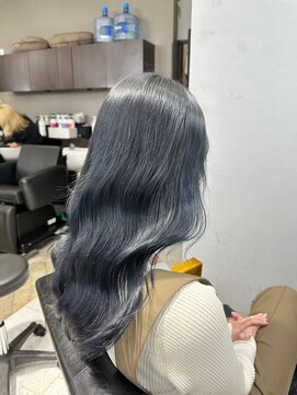 ジゼル 中津大分(GiseL) ブルーブラック 艶カラーアッシュグレー