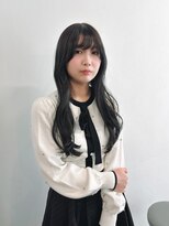 クイ(quii)&nbsp;★韓国ヘアブルーブラック/レイヤーカット前髪顔周りミニウルフ