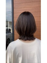 モスト ブリヤン(MOST BURYAN)&nbsp;くびれボブ×20代ダークチョコブラウン