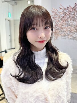 アイティーバイアルバム 下北沢店(IT by ALBUM) 韓国ヘアロングくびれヘアグレージュ_ba539583