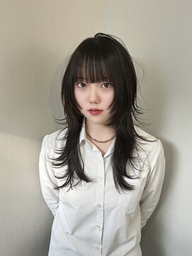 キイ 原宿 表参道(K.e.y) 韓国ウルフ/シャギーカット/シャギーウルフ/ロングレイヤー