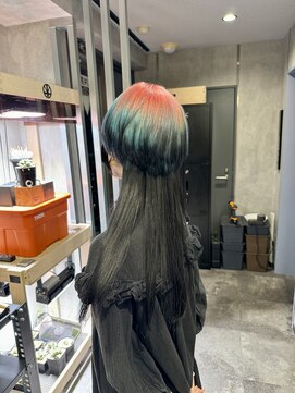 ストレートトウキョウ(STRAIGHT TOKYO) ダブルカラー/デザインカラー/ウルフカット