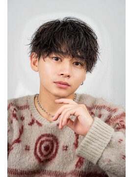 オーシャントーキョーオーバー 渋谷(OCEAN TOKYO OVER) 王道ラウンドマッシュ緩めパーマシャドウパーマ