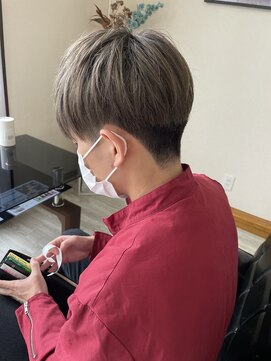 ルフテ(LOFTE) メンズカット×ミルクティーベージュ☆