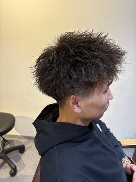 ロウ トウキョウ 八王子店(RAW TOKYO) ツイストスパイラル シャドウパーマ ホワイトメッシュ 八王子