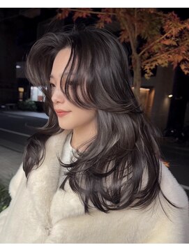 ヌエン 渋谷(NU/EN) バタフライカット/ハッシュカット/ロングレイヤー/小顔カット