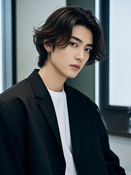 エイチ メンズ(H) ツーブロックマッシュジェットモヒカンガイルヘアマッシュメンズ