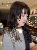 【macana指名】ウルフレイヤーパーマウェーブパーマ登戸生田