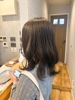 シアン 立川店(Shian) 【SHIANすずか】グレージュカラー 寒色カラー ミディアム