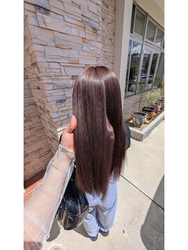ルシード(LUCIDO STYLE JAPAN) 髪質改善ダブルカラー ピンクグレージュ