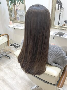 ミミ(MIMI)の写真/ナチュラルな艶と柔らかさを叶える縮毛矯正♪