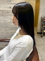 MRN. 新宿西口 ダークアッシュブラウン/髪質改善/ロング/韓国巻き/顔周りカット