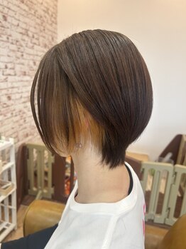 レストタイムマムヘアー(Rest Time Mom hair)の写真/短時間で済む低刺激な植物性カラーは臭いがない!髪をいたわる至福の体験☆