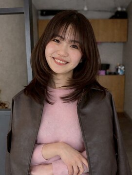 エトワ 中央店(etoi) 大分韓国かき上げレイヤーカット大人レイヤー顔まわりレイヤー