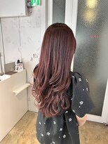 イロ ジェイアール JR奈良店(IRO) 秋のボルドーブラウン/くびれレイヤー/秋カラー/ピンクブラウン