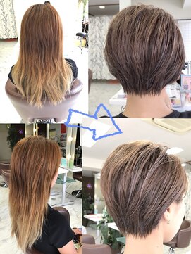 トモズヘアデザイン(Tomo's Hair Design) バッサリショートボブ