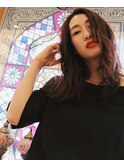 大人ノーブルブリーチなし前髪なしくニュアンスグランジパーマ