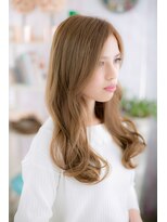 ミック ヘアアンドビューティー 大山店(miq  Hair&Beauty)&nbsp;センターパート×グラマラスロング