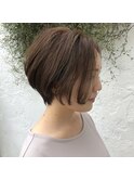 丸みbob/ベージュ