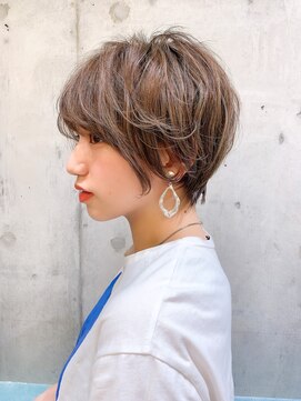 ロンド パルティール 大宮(Lond partir) 【石田勇士郎】アッシュブラウン外ハネネオウルフショート