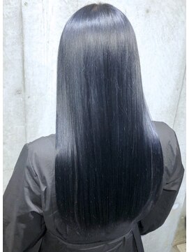 アンサム 二子玉川店(UNSOME) 【UNSOME二子玉川】ブルーブラック/ぷつっとカット