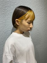 アクビ(AKUBI) yellowインナーカラー