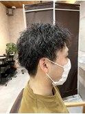 ビジメスマン向けツイストパーマ