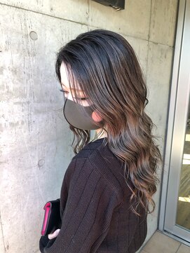 ピープスアンドスー 表参道 渋谷(Peeps&Suu.) 外国人風カラー　暗髪　グラデーション　バレイヤージュ