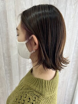 シエル 立川店(CIEL) 【CIEL原田】外ハネボブ×イヤリングカラー