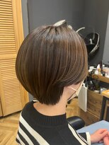 アルター(aL ter)&nbsp;マッシュショート×ベージュカラー