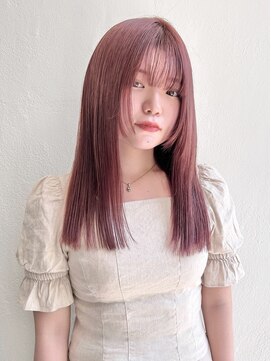 ココロクレド(COCOLO credo) トレンドピンクベージュヘア