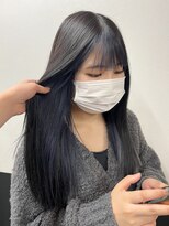 テーラヘアー ユーカリが丘店(TELA HAIR) インナー黒×ネイビー【TELA HAIRユーカリが丘】