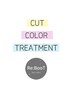【美髪を叶える】カット＋カラー＋再構築トリートメント＋前処理　￥11,800～