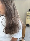 前髪/アンブレラカラー/こなれミディ/イメチェン/ウェーブパーマ