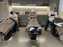 ハマモトの雰囲気（ハマモトではこだわり抜いたベッドスパシャンプーをしてます。）
