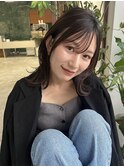 シースルーバング/シースルー前髪/小顔カット/レイヤー/*106